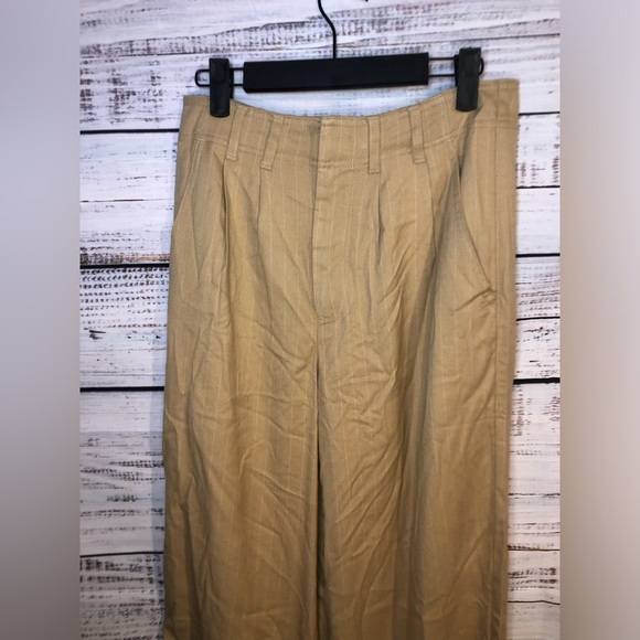 Pinstripe Wide-leg Trousers - Picture 9 of 16